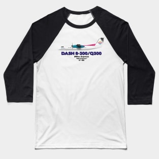 DeHavilland Canada Dash 8-300/Q300 - BWee Express "Old Colours" Baseball T-Shirt